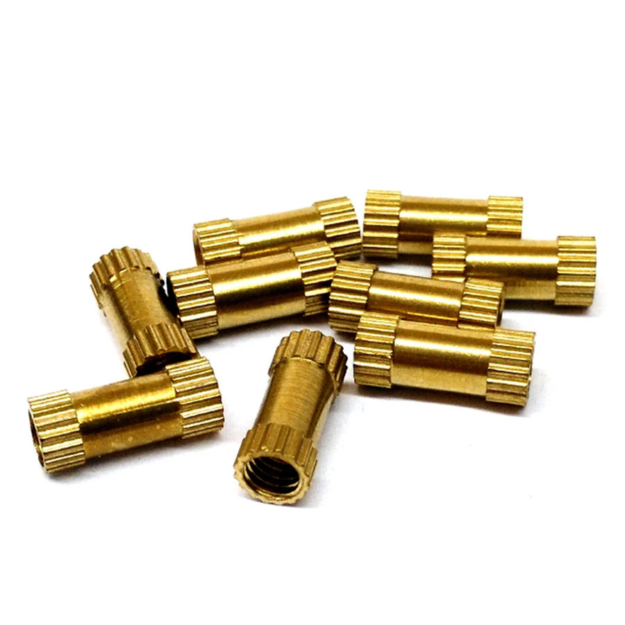 Nuts m5 B Type Brass Inserts nut Size: 100pcs M5x12x7 Metric Thread Fasteners - Brass Insert nut for Plastics Hardware Accessories Nuts m5 B Type Brass Inserts nut Size: 100pcs M5x12x7 Metric Thread Fasteners - Brass Insert nut for Plastics Hardware Accessories