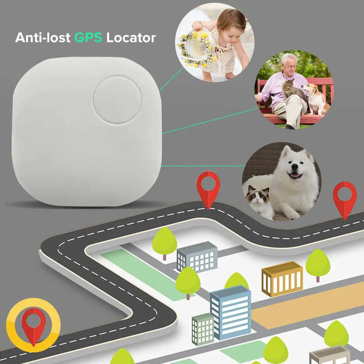 

bluetooth Anti-loss Device Intelligent Positioning Alarm Search Tracker bluetooth4.0 Pet Bag Wallet Key Finder Phone Box Search