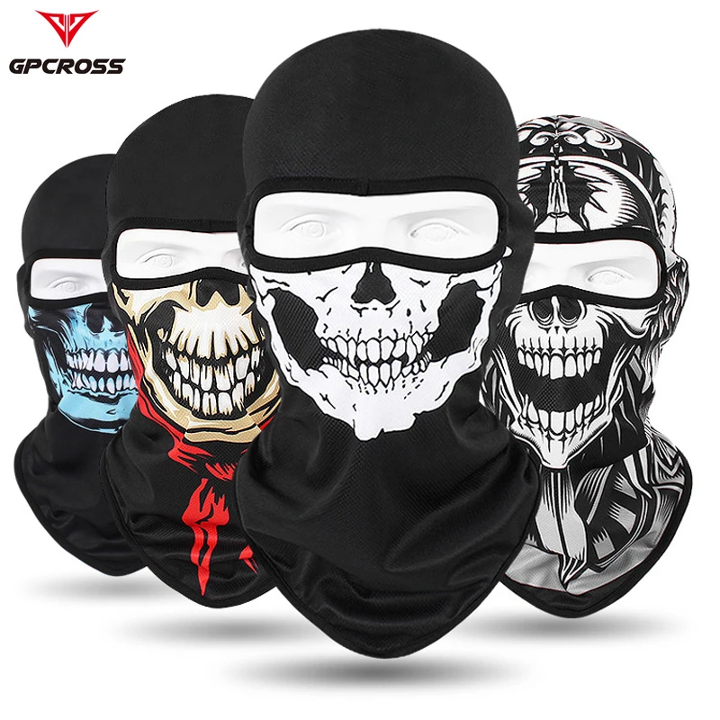 GPCROSS шлем Байкер щит мотоцикл Балаклава для велоспорта лыжный байкер маска на все
