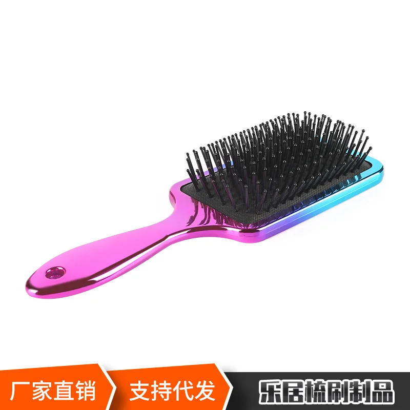 

Electroplated Color Big Board Cushion Comb Anti-static tou pi shu Customizable