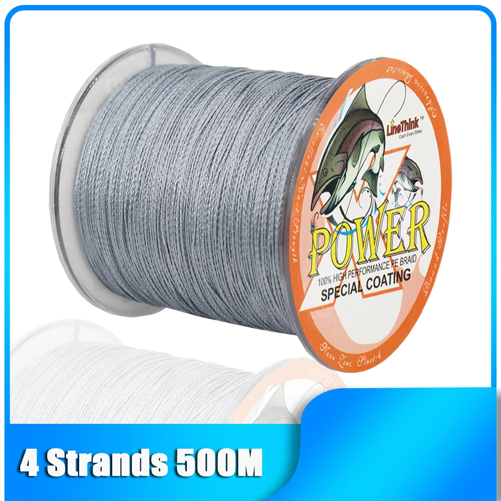 

Power 4 Strands 8-140LB PE Braided Fishing Wire 500M Multifilament Super Strong Fishing Line Japan 8 Colors for Choose