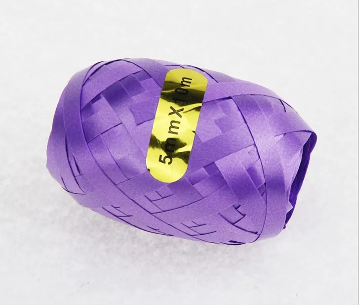 purple 10 м/рулон 5 мм Шар Лазерная Лента для галстука подарочные упаковочные материалы Праздничная вечеринка Декор лента ручной работы DIY украшения - Цвет: purple