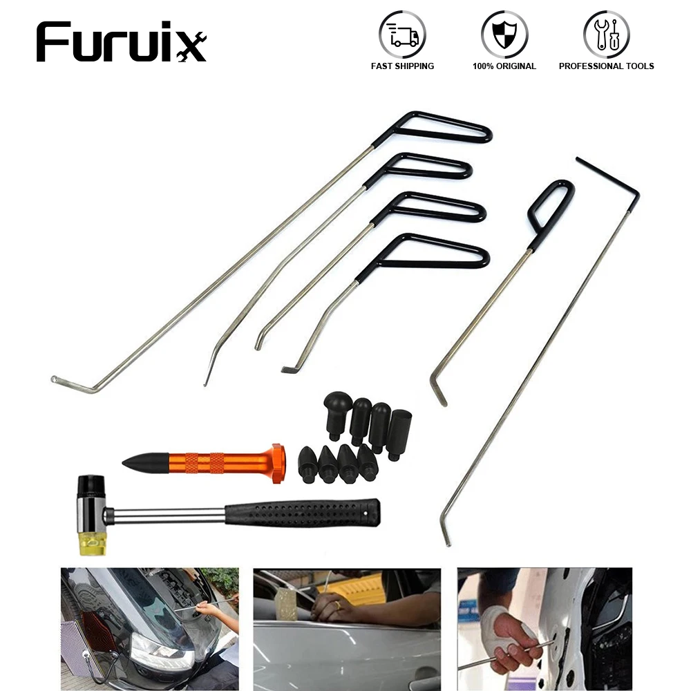 Tools Rods Hook Tool Paintless Dent Repair Car Dent Removal Tool Kit Hail Hammer Dent Remove Set Hand Tool Sets Aliexpress