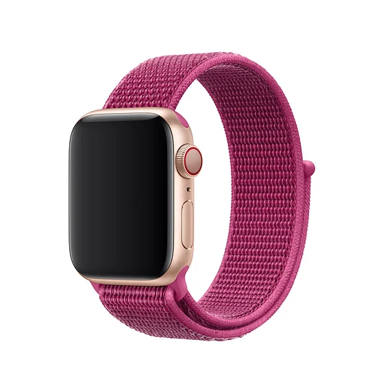 dragon fruit Новинка, цветной тканый нейлоновый спортивный ремешок для Apple Watch, 42 мм, 38 мм, 40 мм, 44 мм, мягкий браслет, ремешок для iWatch, серия 5, 4, 3, 2, 1 - Цвет ремешка: dragon fruit