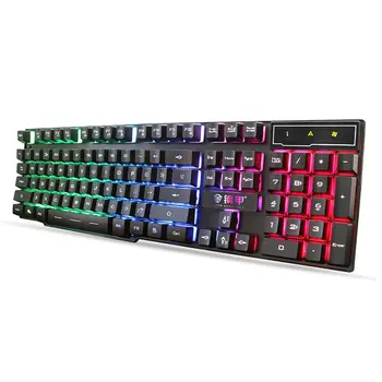 

X100 Professional Backlight Keyboard Ergonomic USB Wired Gamer LED Gaming Gamer Keyboard For PC Computer