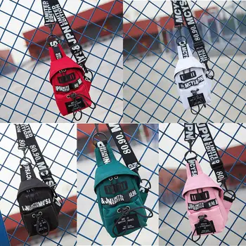 

2020 Newest Fashion Women Girls Shoulder Bag Hip Hop Waist Chest Pack Crossbody Bag Outdoor Sport Chest Bags Colorful Waist Bag