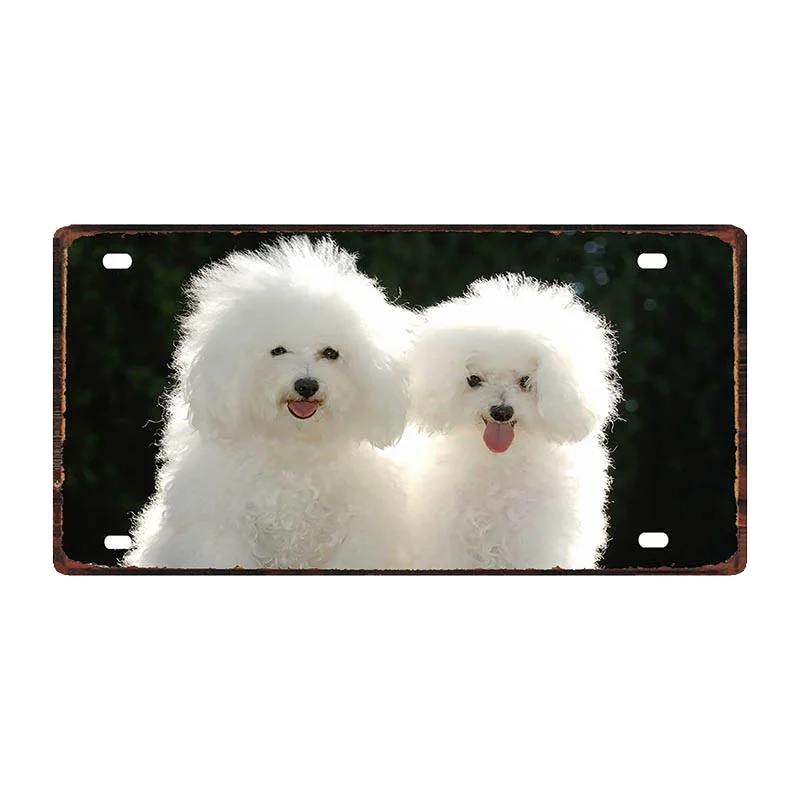 Кошка Собака 30X15 см номерной знак животных металлический знак для Wall Art Pet Shop Ресторан Хоум Винтаж декор 30X15 см DDC-0019A - Цвет: DC-0020