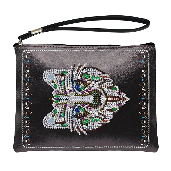 QB01 Shirliben 5d Diy Diamond CrossbodY Bag Wallet Owl Butterfly Animal Diamond Painting Diy Christmas Gift Hand Bag Cross Stitch - Цвет: QB01