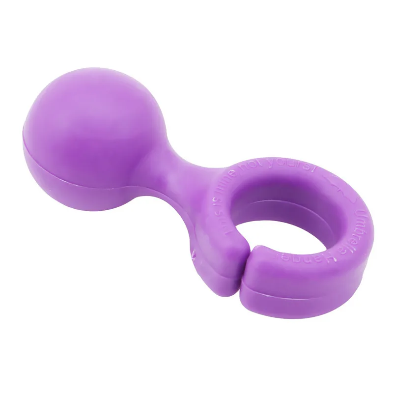 purple Креативная мини-вешалка для зонта, удобная пластиковая стойка-держатель, милый дизайн, легко подвешивается, PP, подставка для зонта, вешалка, держатель для хранения - Цвет: purple