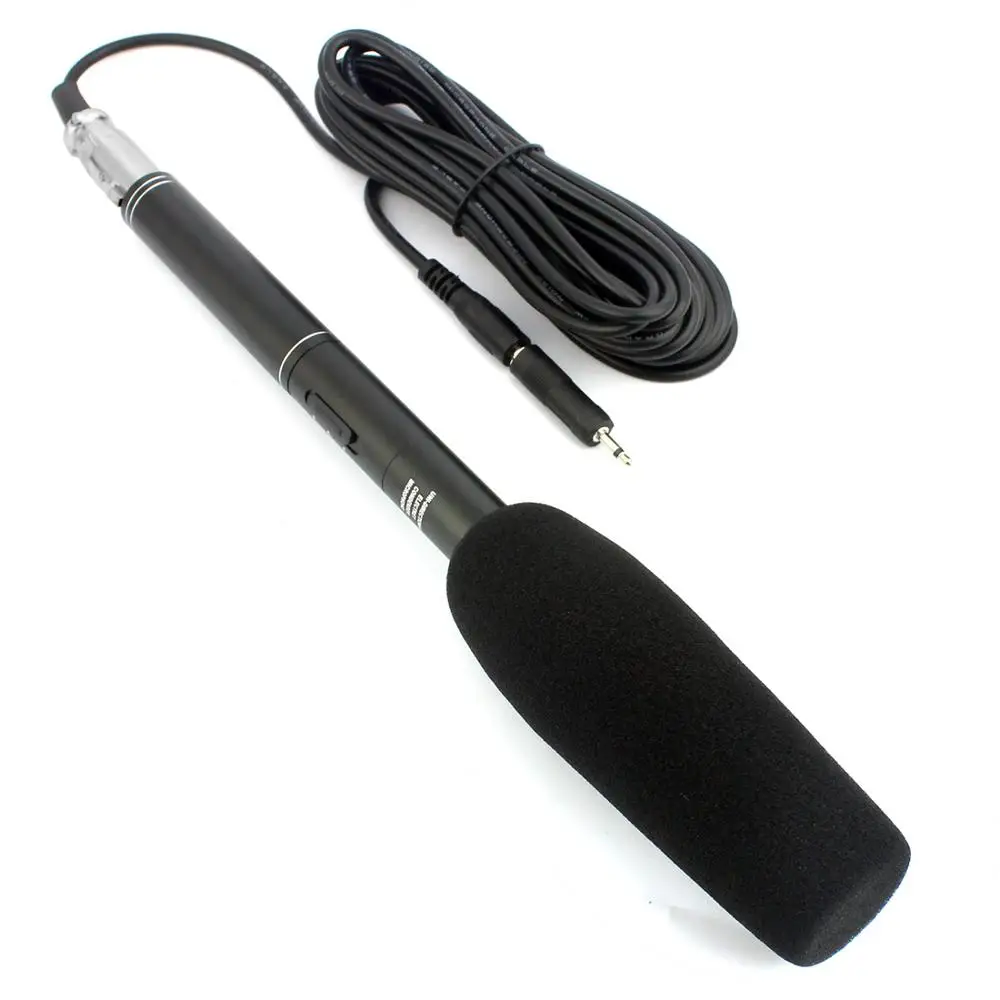 LEORY Профессиональный Студийный конденсаторный микрофон стерео для интервью DSLR SLR