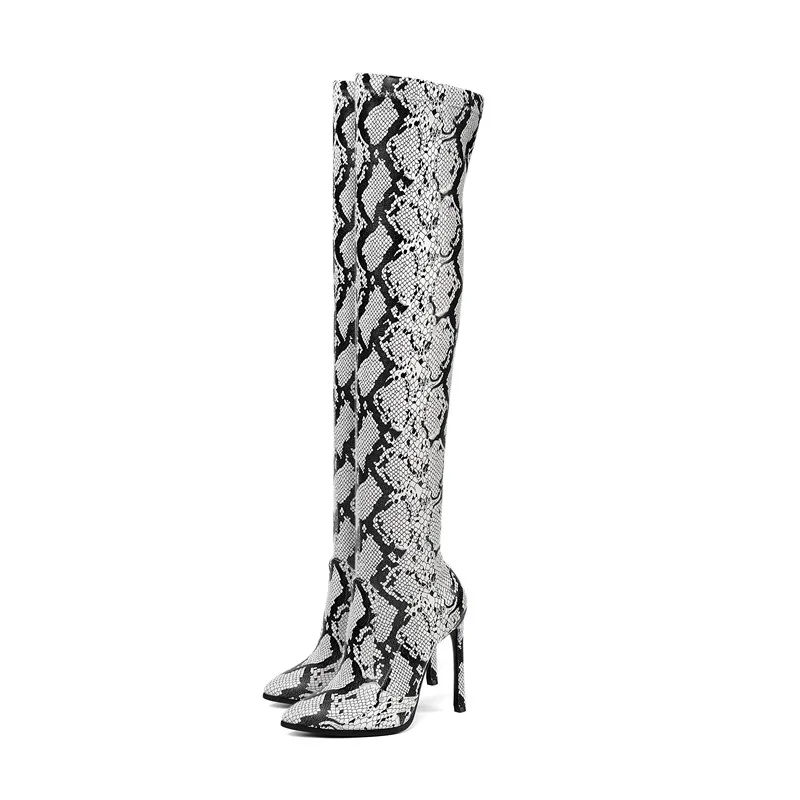 ASUMER big size 34-43 fashion over the knee boots pointed toe zip high heels prom ladies boots elegant autumn winter long boots