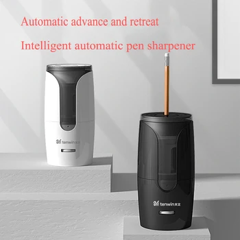 

Tenwin automatic electric auto pencil sharpener heavy duty usb Adjustable for Kids Artists School Supplies Stationery
