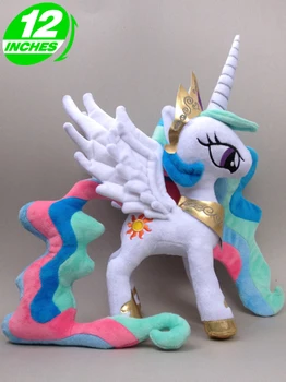 

Unicorn Sun Princess White Plush Horse Action Toy Figures 12" 30 CM