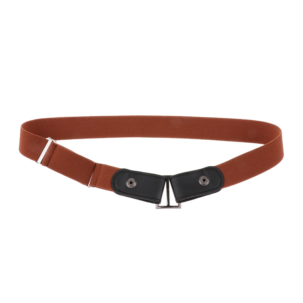 No Buckle Stretch Belt For Women/Men Elastic Waist Strap Belt for Jeans Pants