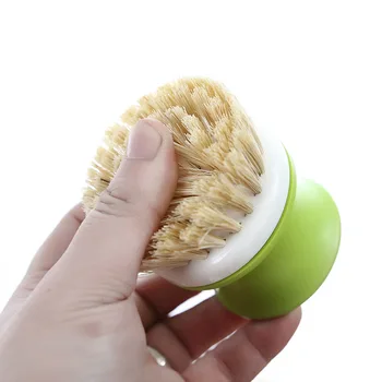 

Natural plant coconut palm brush dishwashing pot pot brush does not stick oil does not hurt the pot