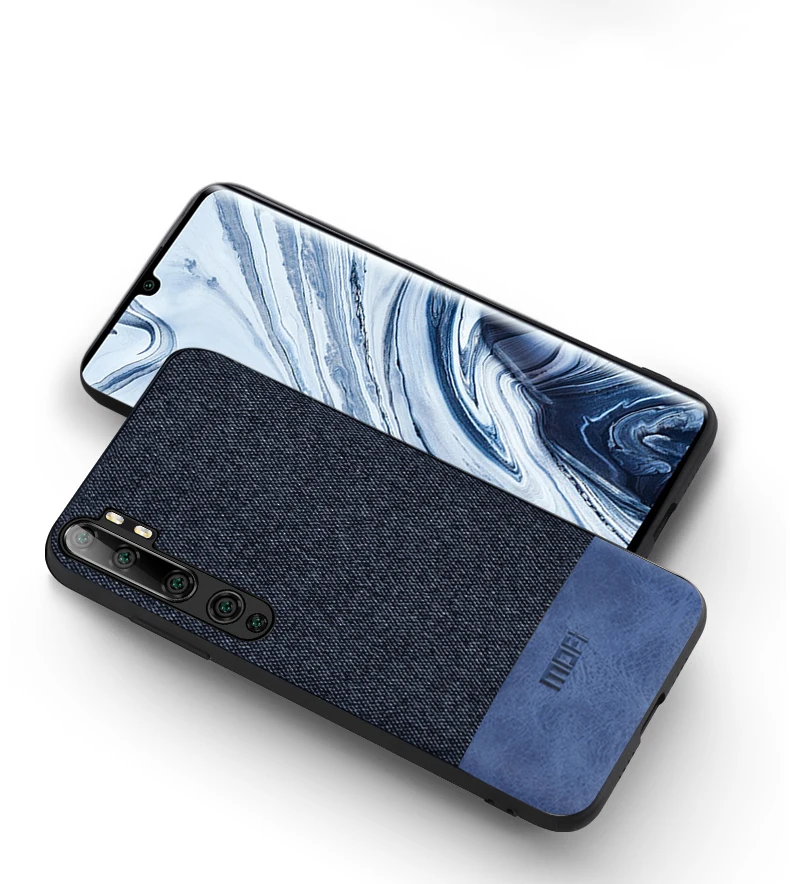 Для Xiaomi mi note 10 чехол-накладка mi note 10 pro global противоударный тканевый чехол capas силиконовый Жесткий защитный чехол s