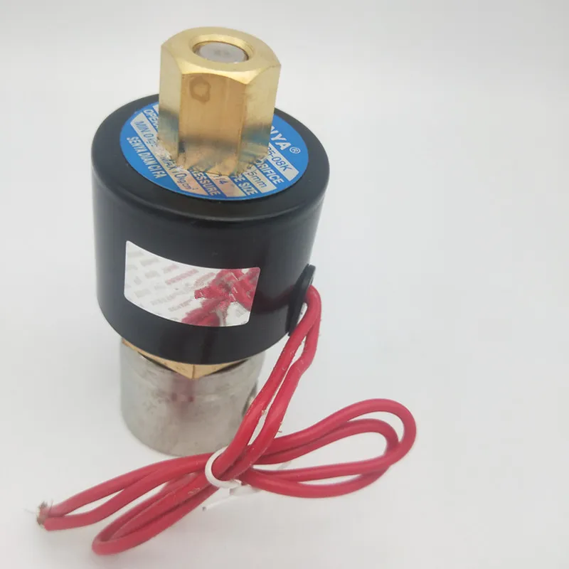 Электромагнитный клапан NBR из нержавеющей стали 2 в 1/4 дюйма 2W025 08BK DC12V DC24V или