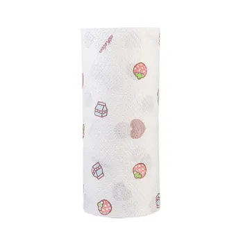 

1 Roll Disposable Cleaning Cloth Kitchen Paper 80pcs Dishcloth Cleaning Towel High Water Absorbency Wiping Scouring Pad For Home