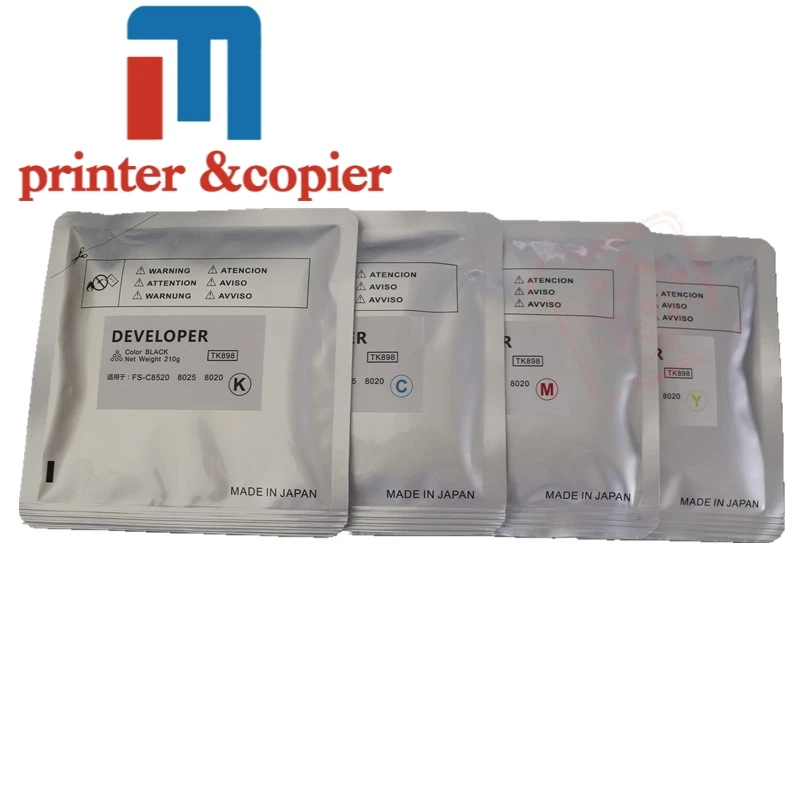 New compatible TK895 TK896 TK897 TK898 Developer for Kyocera FS-C8020 8025 8520 8525 210g 4pcs KMCY developer | Компьютеры и офис