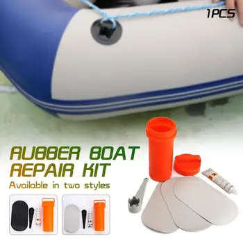 

Boat Repair Patch Kayak Repair Kit Tool Accessories Fishing 2 Color PVC Water Canoe Durable Rubber Dinghy Canoe Repair Kit