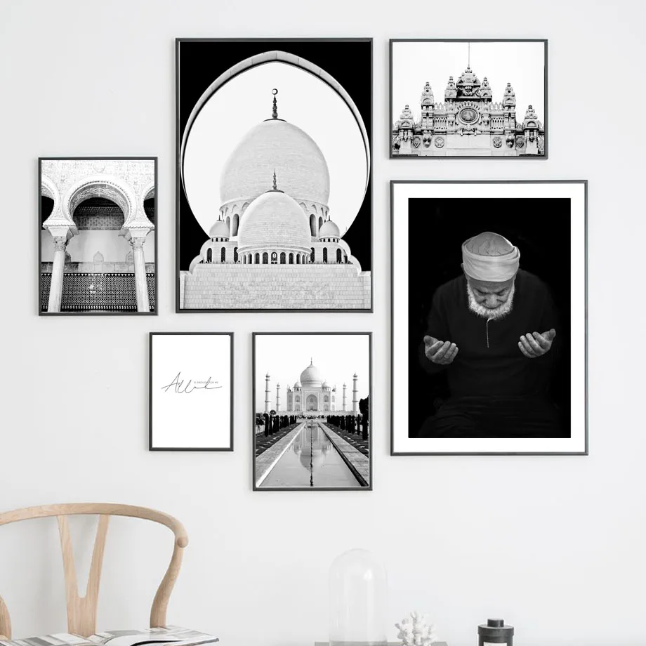 Taj-Mahal-Mosque-Islam-Muslim-Arabic-Wall-Art-Canvas-Painting-Nordic-Posters-And-Prints-Wall-Pictures (2)