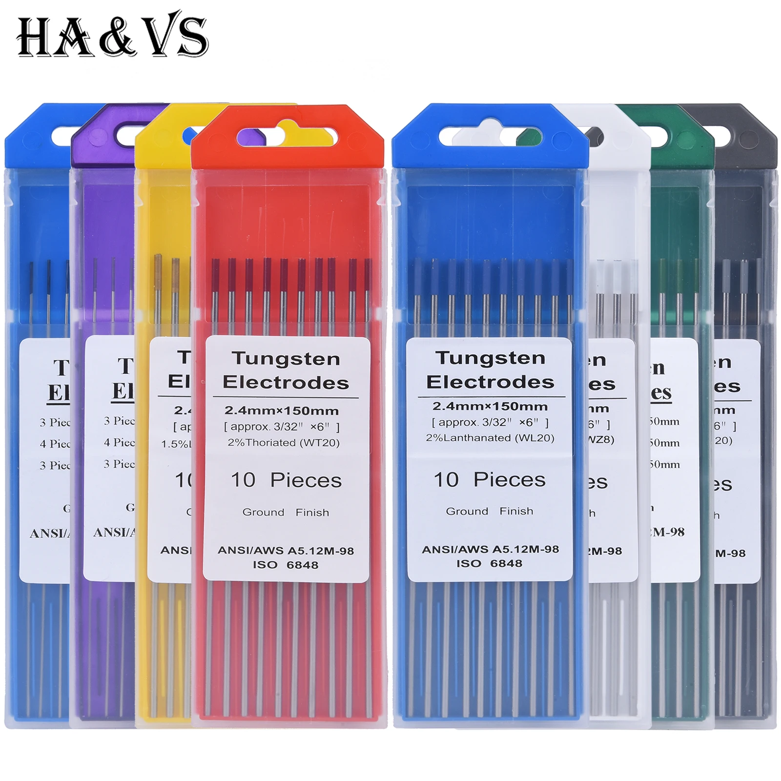 Professional Tungsten Electrodes TIG Welding Rods 150mm 6