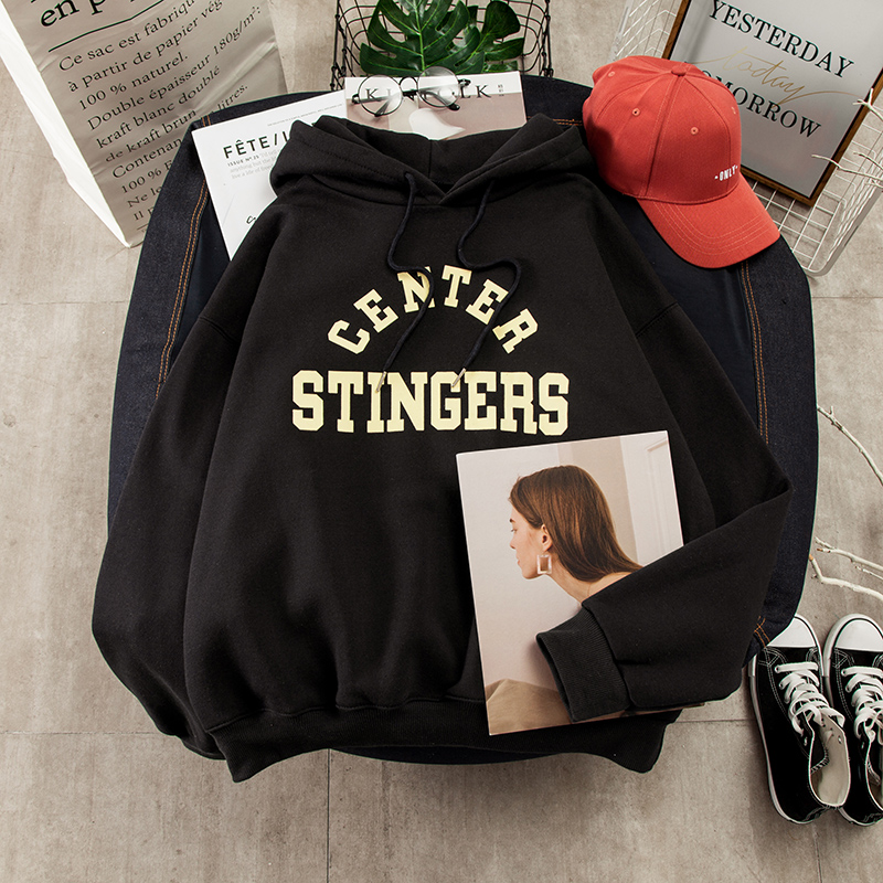 Printed Korean Style Ladies Hoodie