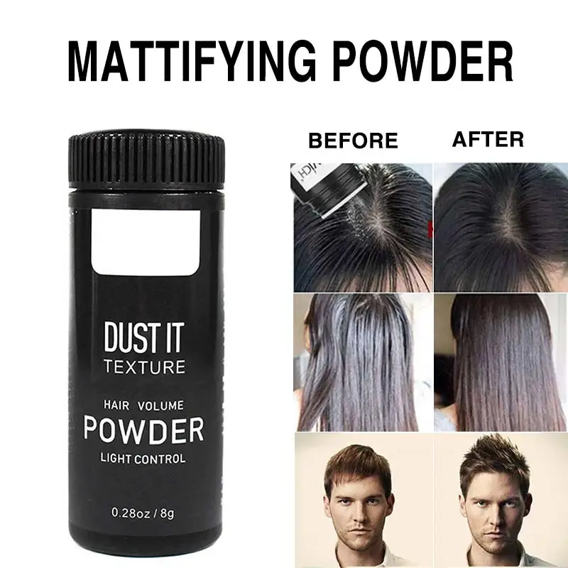 

Hair Building Fiber Powder Volumizing & Texturizing Mattifying Powder Men Women