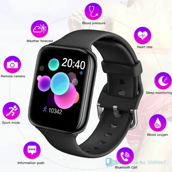 

2020 Full Touch Watch Smart Watch Men 3D Curved Screen Blood Pressure Smartwatch Fitness Tracker Watches Women For Android IOS