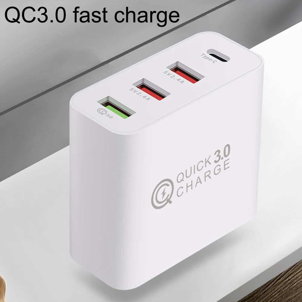 36 Вт Быстрая зарядка QC4.0 QC3.0 Тип C USB зарядное устройство адаптер для iPhone Xiaomi huawei samsung S10 Быстрая зарядка мобильного планшета зарядное устройство