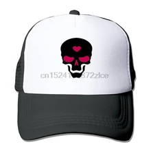 Череп женщин мужчин сетки оснастки назад Кепка Дальнобойщика шляпа один размер подходит для большинства