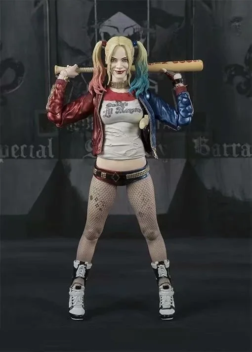DC фильм отряд самоубийц SHF 3 лицо 3 головы Харли Куинн Джокер ПВХ экшн Коллекция игрушечных фигурок кукла рождественский подарок на день рождения