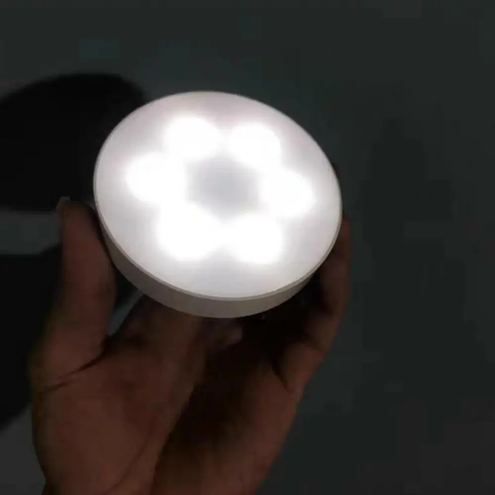 

6led Night Light Motion Sensor Night Lamp PIR Infrared Sensor Light Auto On/Off Children's Night Light for Cabinet Stair Closet