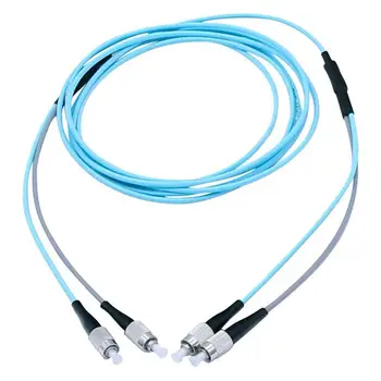 

5pcs/lot 10G OM3 Armored Cable Fiber Patch Cord FC to FC SC LC 3.0mm MM 50/125 Duplex