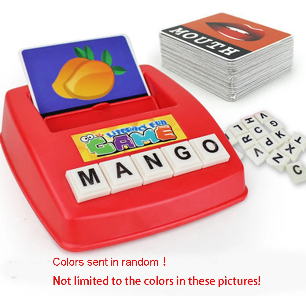 

23.5*21.5*4.5cm Learning Educational Kids Spelling toy English Spelling Alphabet Letter Game Early Gift For Boys Girls`
