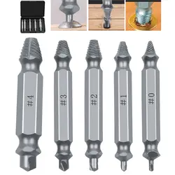 5 шт./компл. поврежденный винт Extractor сверла руководство набор сломанных Скорость легко из болт разделенный Винт инструмент для удаления