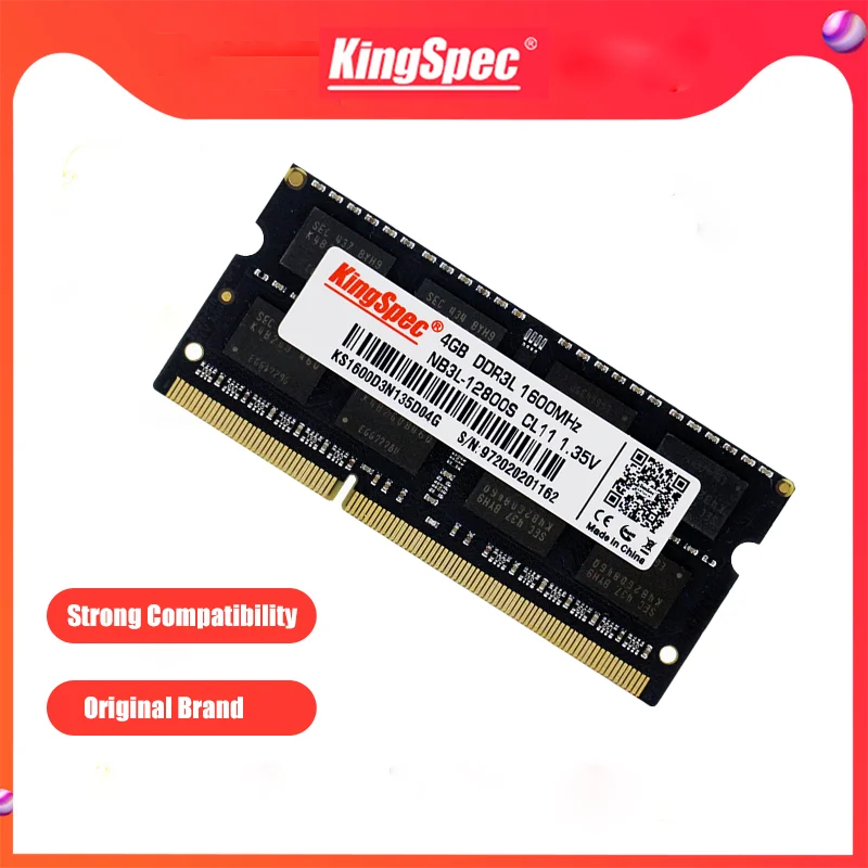 Kingspec DDdr3NB 8 ГБ 4 1600 Sodimm ОЗУ для ноутбука Ddr 3 МГц Ddr3 память sodimm | Компьютеры и офис