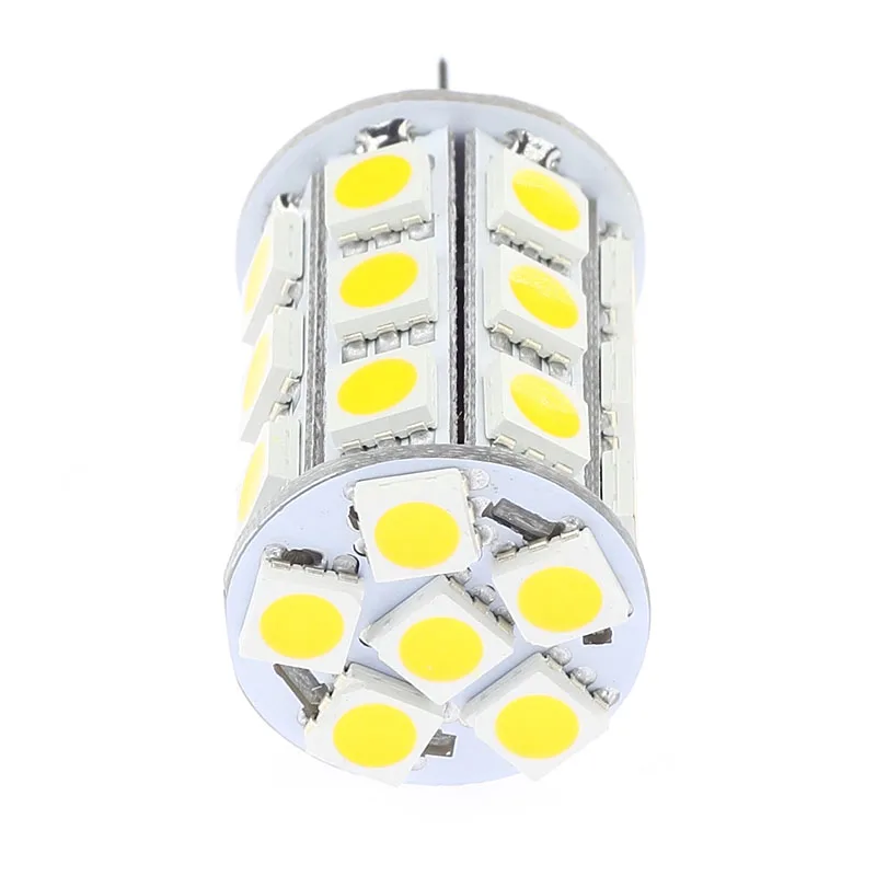 27Led Dimmable G4 SMD 5060 лодки отправляет автомобили тележки Camper Дисплей лампы лампа12vac/12VDC/24VDC теплый белый 5 шт./партия