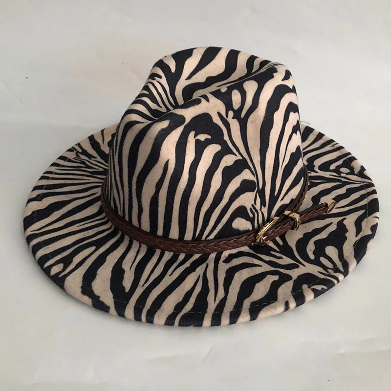 

Fashion New Winter Hats Striped Wool Blend Warm Fedoras For Men Women Casual Spring Wool Artificial Jazz Caps Simple Top Hats