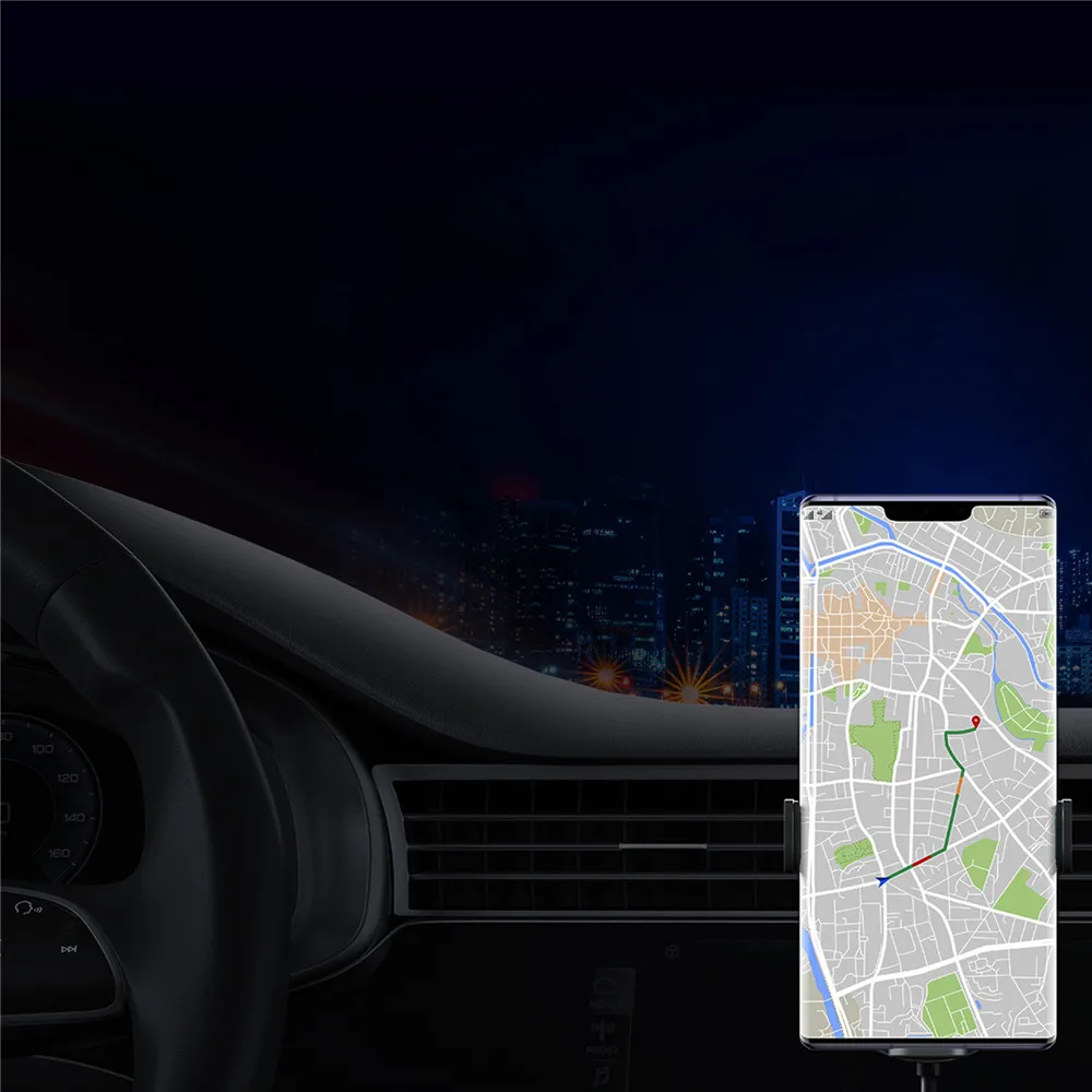 Max 27 Вт Qi Беспроводное быстрое автомобильное зарядное устройство супер зарядное устройство для iPhone 11/X/8 серии для huawei Mate30 Pro для samsung Galaxy Note 8 9 10