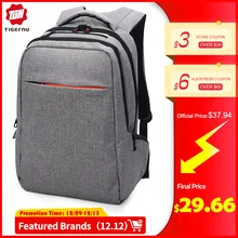 Tigernu Марка Модный Бизнес Рюкзак для Мужчин Путешествия Ноутбук Сумка для Ноутбука 15.6 дюймов Анти вор Мужской рюкзак для женщин