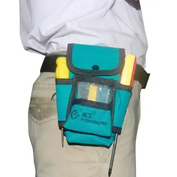 

New Multi-pockets Tool Bag Waist Pockets Electrician Tool Bag Oganizer Carrying box Tools Bag Belt Waist Pocket Case