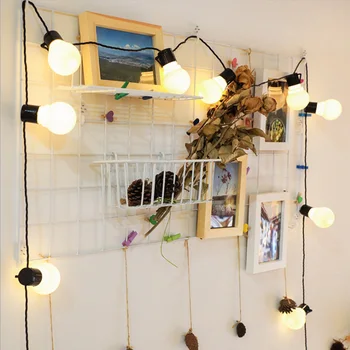 

5m 20 led wedding string fairy light christmas LED Globe Festoon bulb led fairy string light outdoor party garden garland