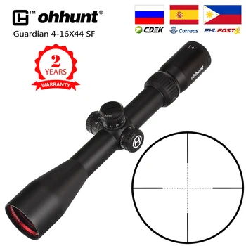 

Red Dot Guardian 4-16X44 SF Hunting Rifle Scope 1/2 Half Mil Dot Reticle Side Parallax Turrets Lock Reset Tactical Riflescopes