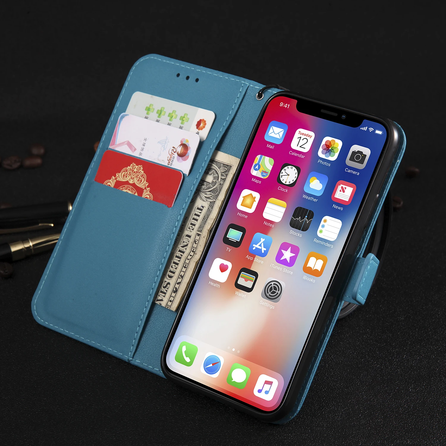 best iphone wallet case Leather Flip Wallet Case For Xiaomi Redmi Note 11 10 9 8 7 6 5 Pro 4X 8T 9T 9A 9C 6A 8A 7A POCO M3 X3 NFC Mi 10 11 Protect Cover phone belt pouch