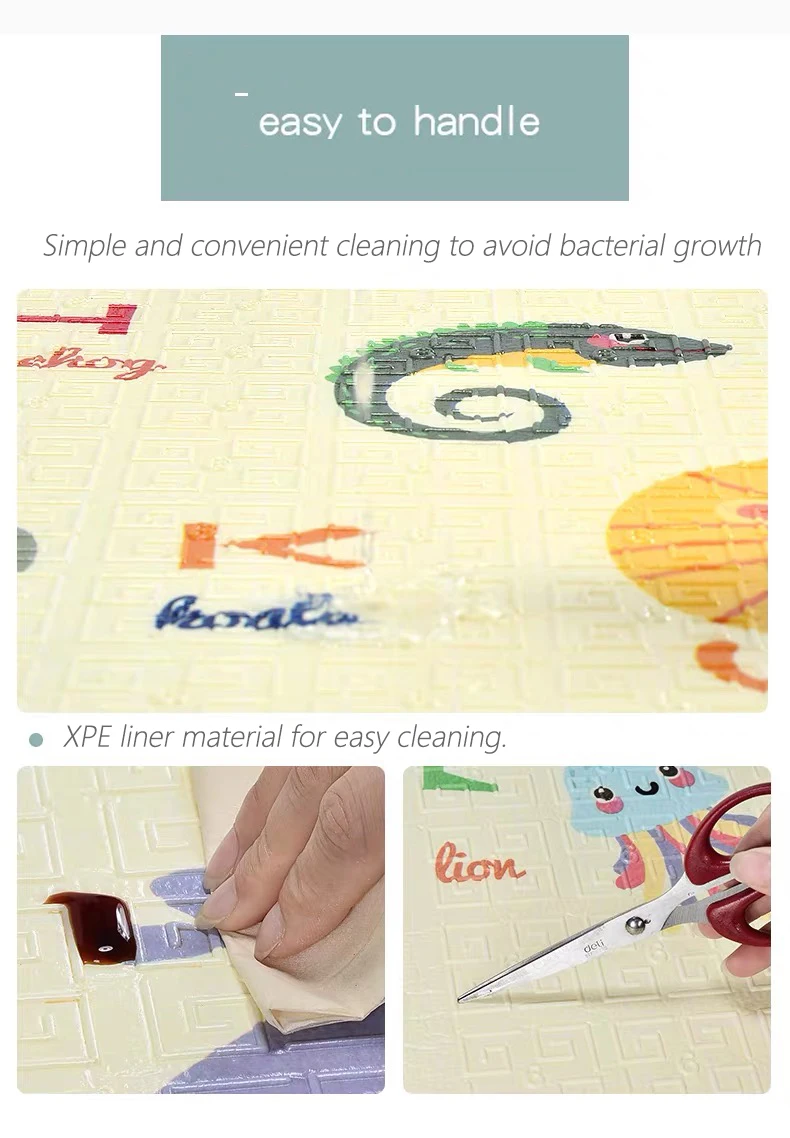 XPE Folding Children's Mat  Developing Crawling Baby Toys Carpet Climbing Game Floor Mat for Children Kids Rug