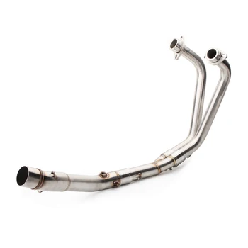 For Yamaha R25 R3 Motorcycle Exhaust Modified System Front Connect Pipe Header Pipe Stainless Steel