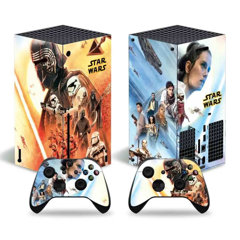 Star Wars Darth Vader Skin Sticker Decal Cover for Xbox Series X Console and 2 Controllers Xbox Series X Skin Sticker Vinyl 