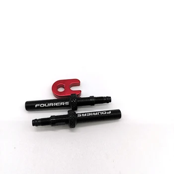 

Fouriers Bike AL6061-T6 Tubeless valve (removable type) extender 40mm 60mm with Nut tool Bicycle Parts