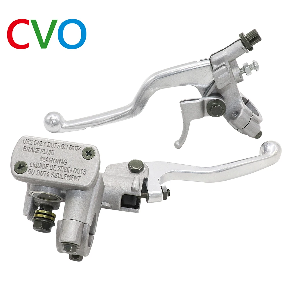 Motorcycle Brake Lever A Pair of Motorcycle Brake Clutch Master Cylinder Lever For Honda CR 125R 250R 500R CRF 150 250 450 2002-2012